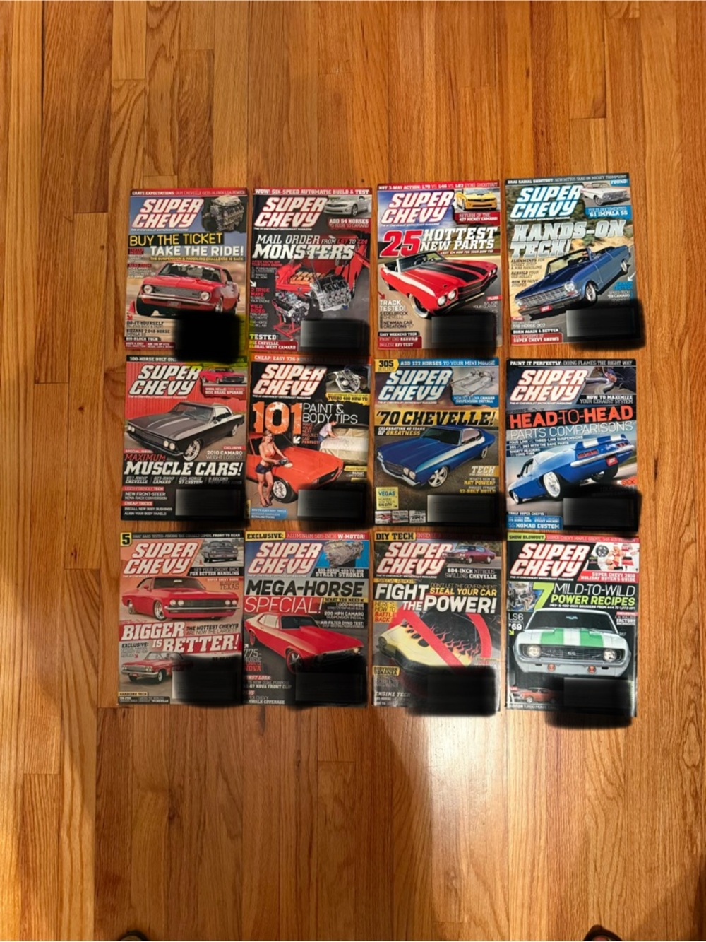 Super Chevy Magazine Lot - Jan 2010-Dec 2010